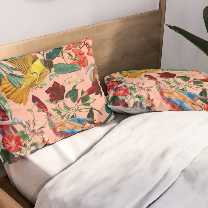 World of Birds IX Pillow Sham Gallery Image 2