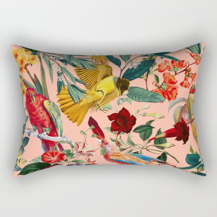 World of Birds IX Rectangular Pillow Gallery Image 1