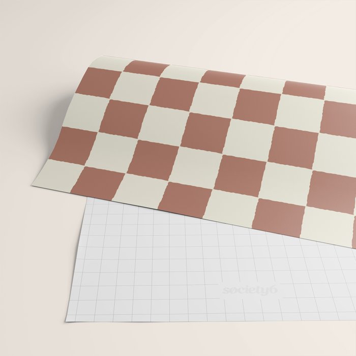 DESERT CHECKER CLAY Wrapping Paper Gallery Image 2