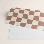 DESERT CHECKER CLAY Wrapping Paper Gallery Image 2
