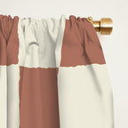 DESERT CHECKER CLAY Window Curtain Gallery Image 2