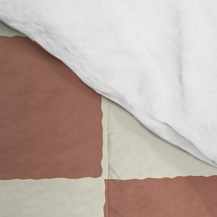 DESERT CHECKER CLAY Comforter Gallery Image 4