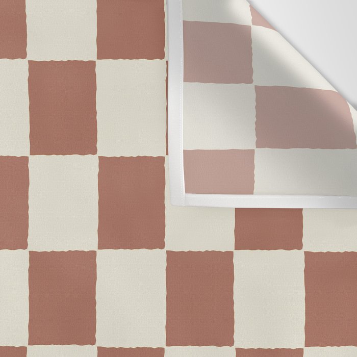 DESERT CHECKER CLAY Wall Tapestry Gallery Image 3