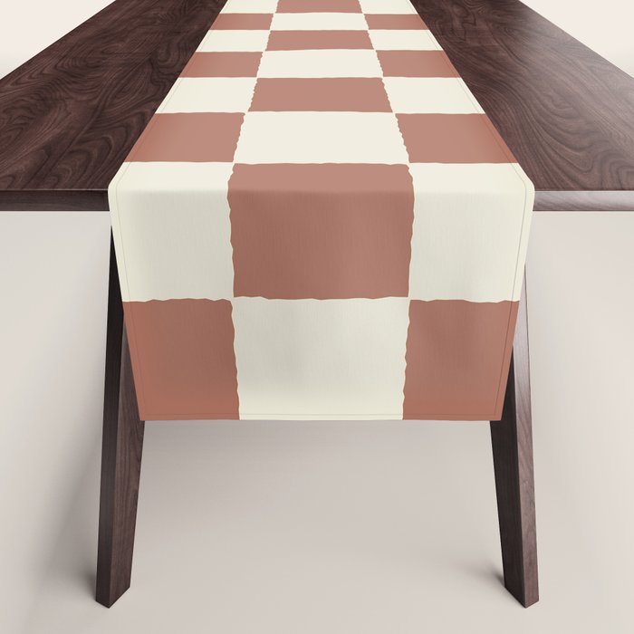 DESERT CHECKER CLAY Table Runner Gallery Image 1