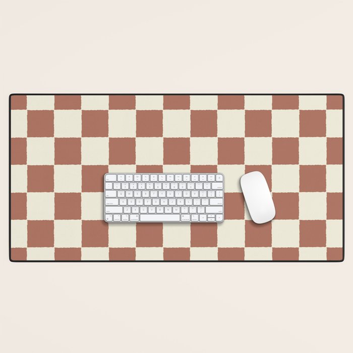 DESERT CHECKER CLAY Desk Mat Gallery Image 1