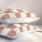 DESERT CHECKER CLAY Pillow Sham Gallery Image 3