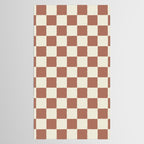 DESERT CHECKER CLAY Tablecloth Gallery Image 2