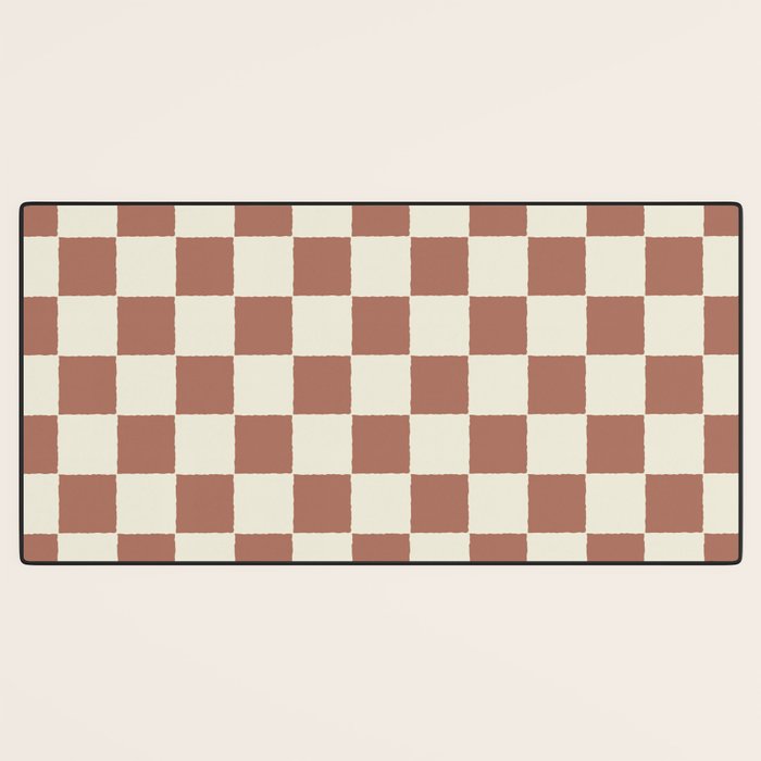 DESERT CHECKER CLAY Desk Mat Gallery Image 3