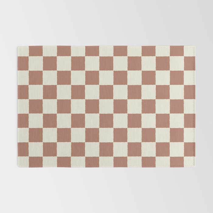 DESERT CHECKER CLAY Rug Gallery Image 2