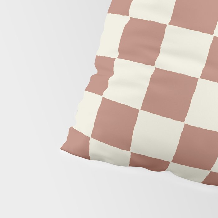 DESERT CHECKER CLAY Pillow Sham Gallery Image 4