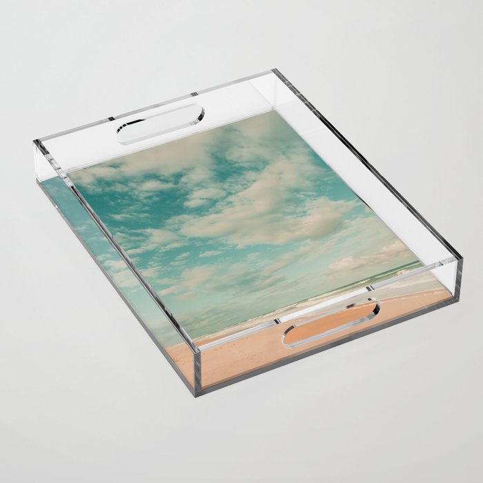 California Coast - Malibu Beach Nature, Landscape Photography Acrylic Tray Gallery Image 1