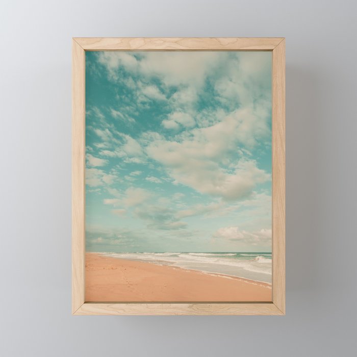 California Coast - Malibu Beach Nature, Landscape Photography Mini Art Print Gallery Image 1