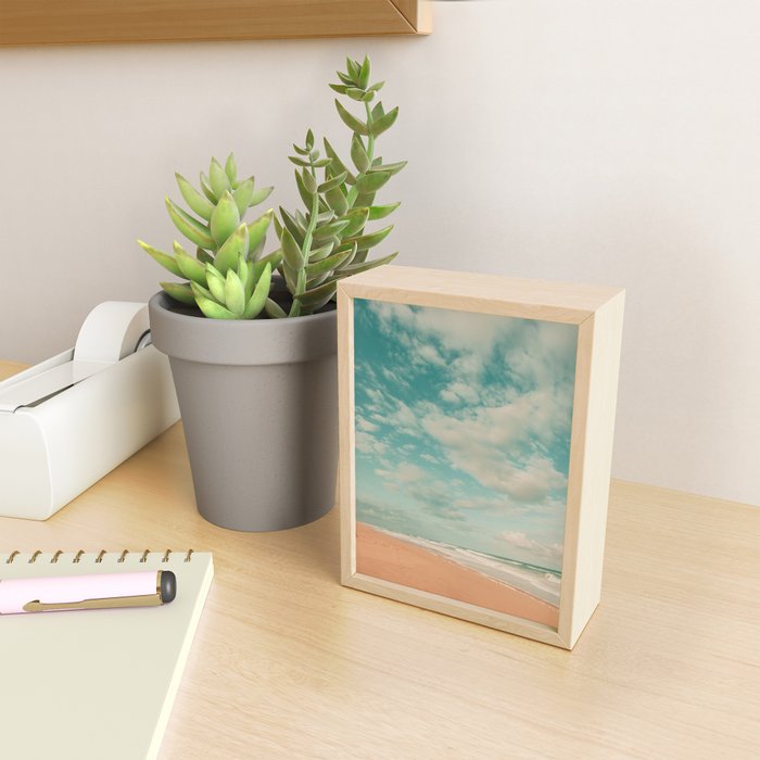 California Coast - Malibu Beach Nature, Landscape Photography Mini Art Print Gallery Image 2