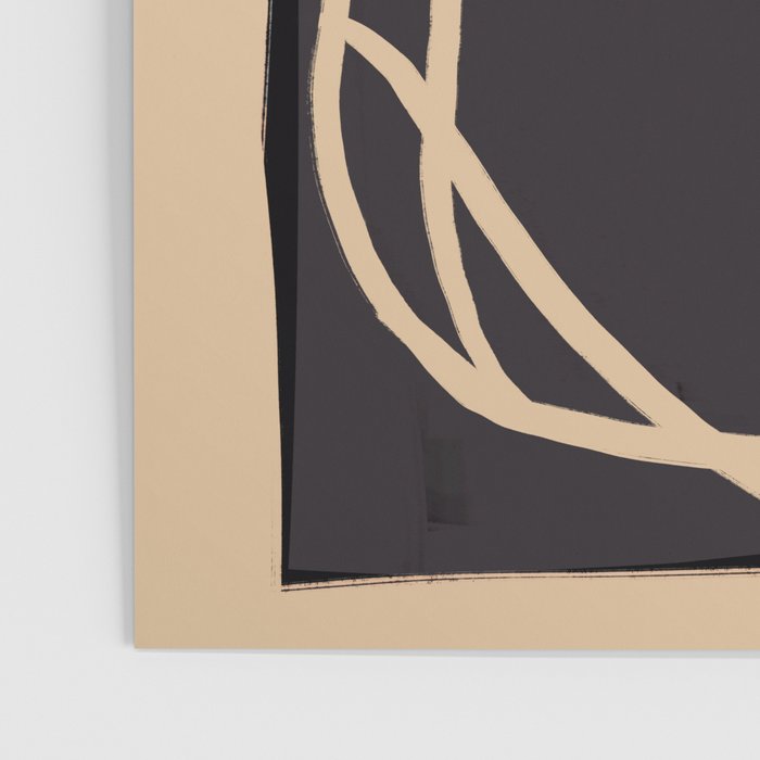 Abstract Line Art Cat 2 Poster Gallery Image 3