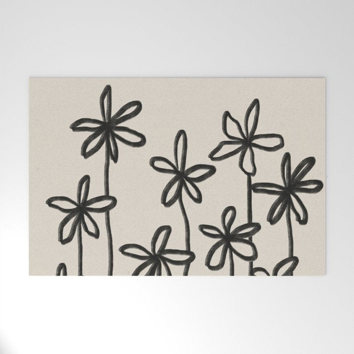 A Field Of Flowers Welcome Mat Gallery Image 1