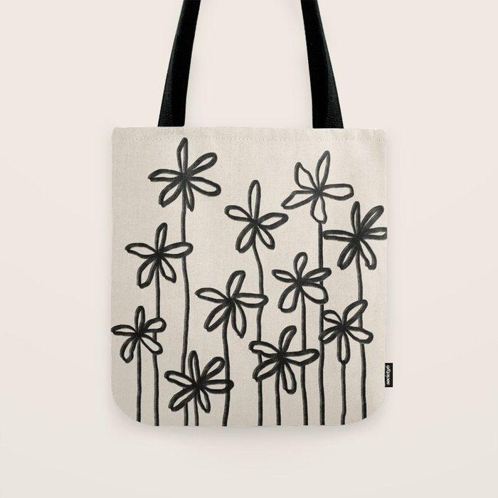 A Field Of Flowers Tote Bag Gallery Image 1