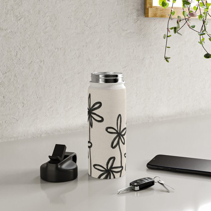 A Field Of Flowers Water Bottle Gallery Image 4