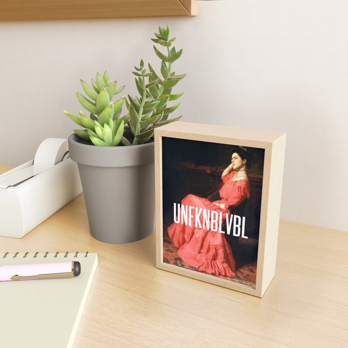 UNFKNBLVBL, Feminist Mini Art Print Gallery Image 2