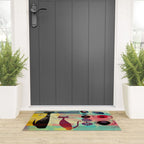 Mid-Century Modern 2 Cats - Graffiti Style Welcome Mat Gallery Image 3