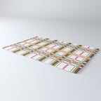 Bold Crosshatch Colorful Rug Gallery Image 3