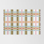 Bold Crosshatch Colorful Rug Gallery Image 2