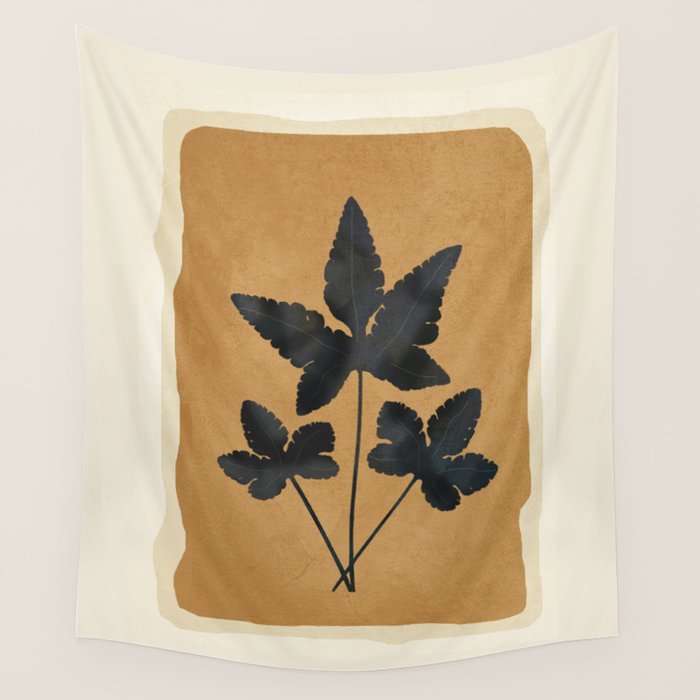 Leaf Design 8 Wall Tapestry Gallery Image 1
