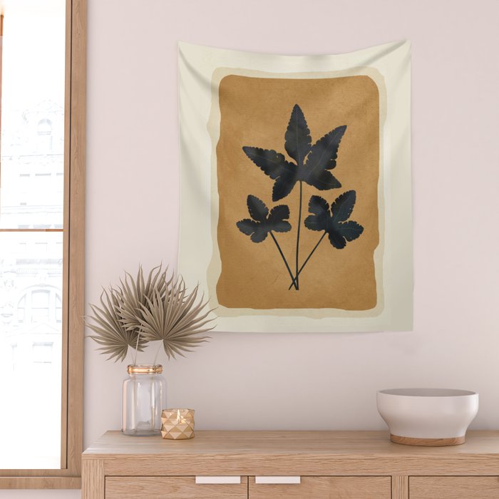 Leaf Design 8 Wall Tapestry Gallery Image 2