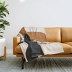 Abstract Art Minimal Shape 6 Throw Blanket Gallery Image 1