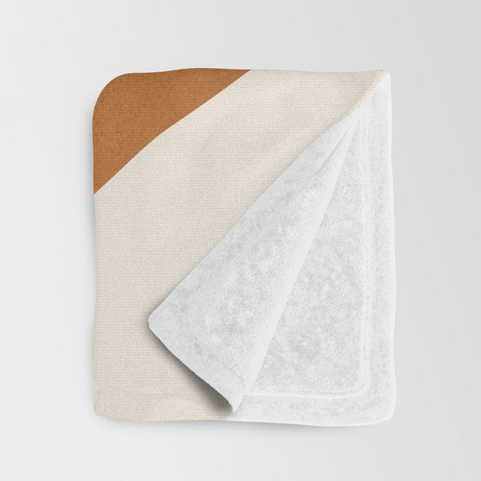 Abstract Art Minimal Shape 6 Throw Blanket Gallery Image 3