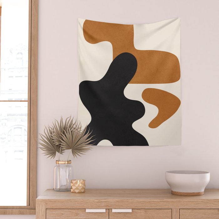 Abstract Art Minimal Shape 6 Wall Tapestry Gallery Image 2