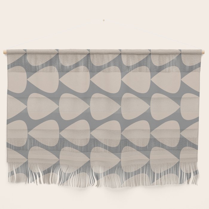 Plectrum Pattern in Putty and Gray Wall Hanging Gallery Image 1