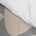 Plectrum Pattern in Putty and Gray Comforter Gallery Image 4