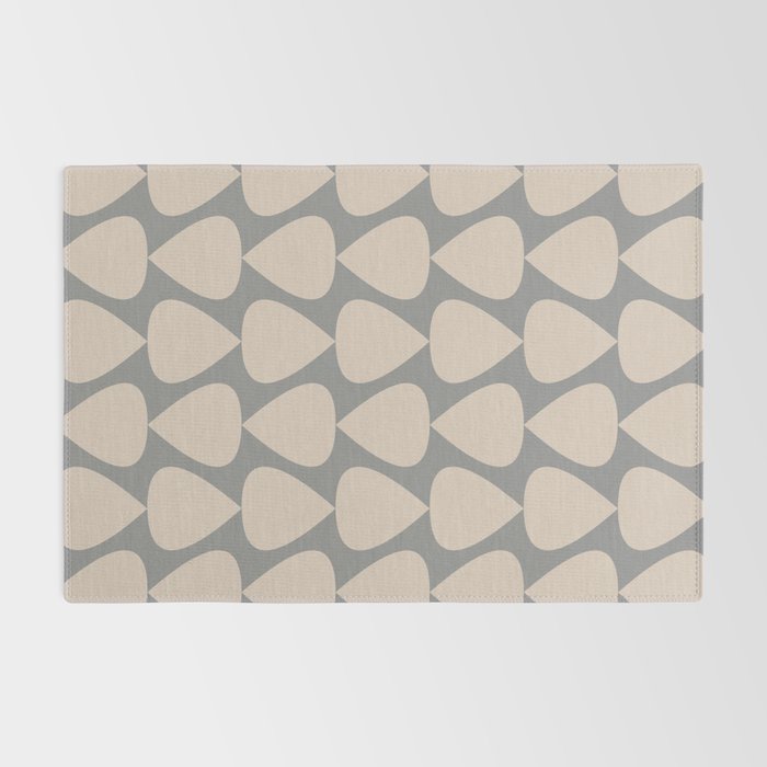 Plectrum Pattern in Putty and Gray Rug Gallery Image 2