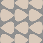 Plectrum Pattern in Putty and Gray Coffee Mug Gallery Image 2