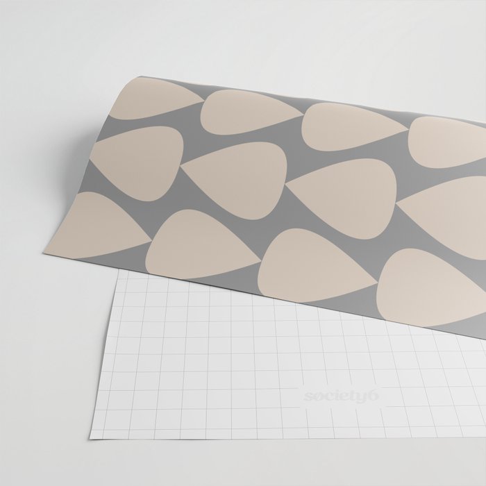 Plectrum Pattern in Putty and Gray Wrapping Paper Gallery Image 2