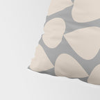 Plectrum Pattern in Putty and Gray Pillow Sham Gallery Image 4