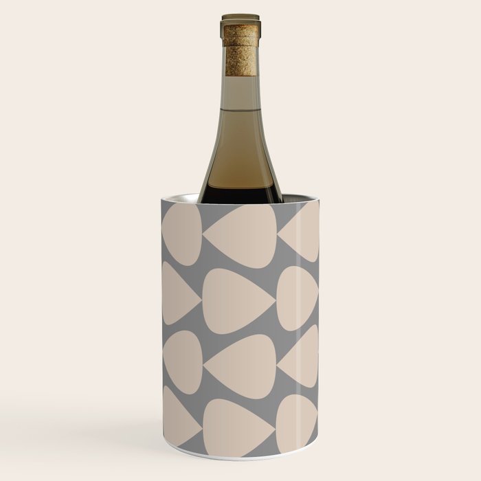 Plectrum Pattern in Putty and Gray Wine Chiller Gallery Image 1