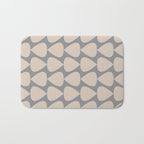 Plectrum Pattern in Putty and Gray Bath Mat Gallery Image 1