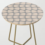 Plectrum Pattern in Putty and Gray Side Table Gallery Image 2