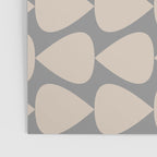 Plectrum Pattern in Putty and Gray Poster Gallery Image 3