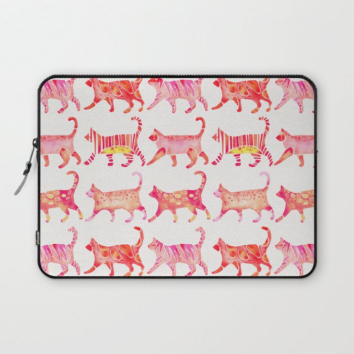 Cat Collection - Pink Palette Laptop Sleeve Gallery Image 1