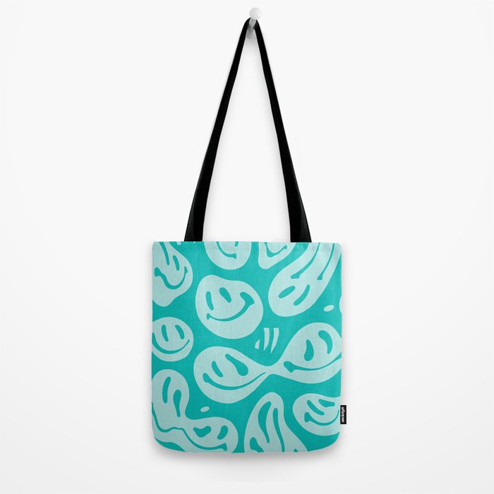 Eggshell Blue Melted Happiness Tote Bag Gallery Image 2