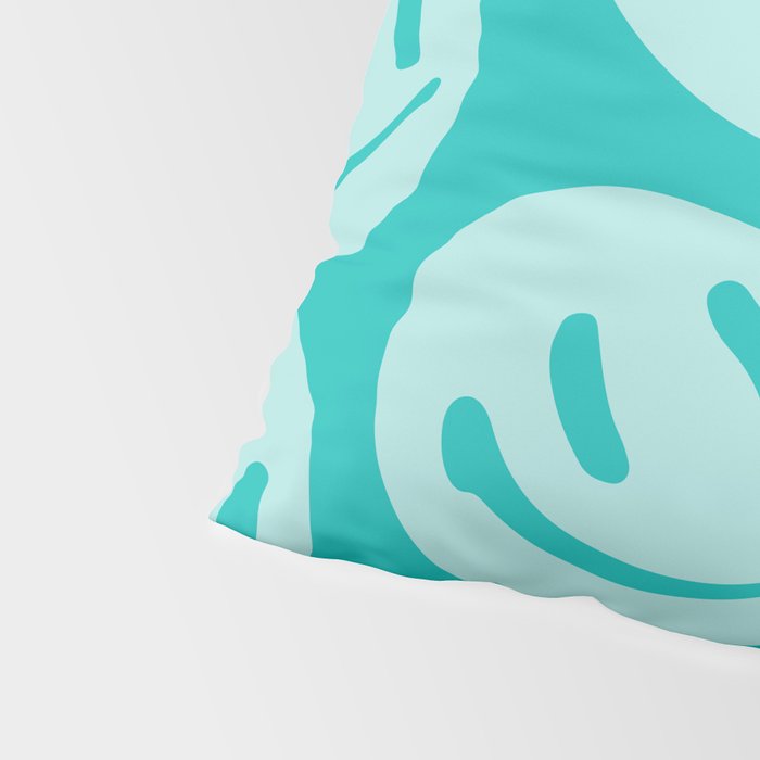 Eggshell Blue Melted Happiness Pillow Sham Gallery Image 4