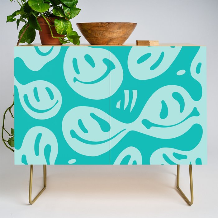 Eggshell Blue Melted Happiness Credenza Gallery Image 1