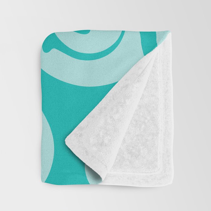 Eggshell Blue Melted Happiness Throw Blanket Gallery Image 3
