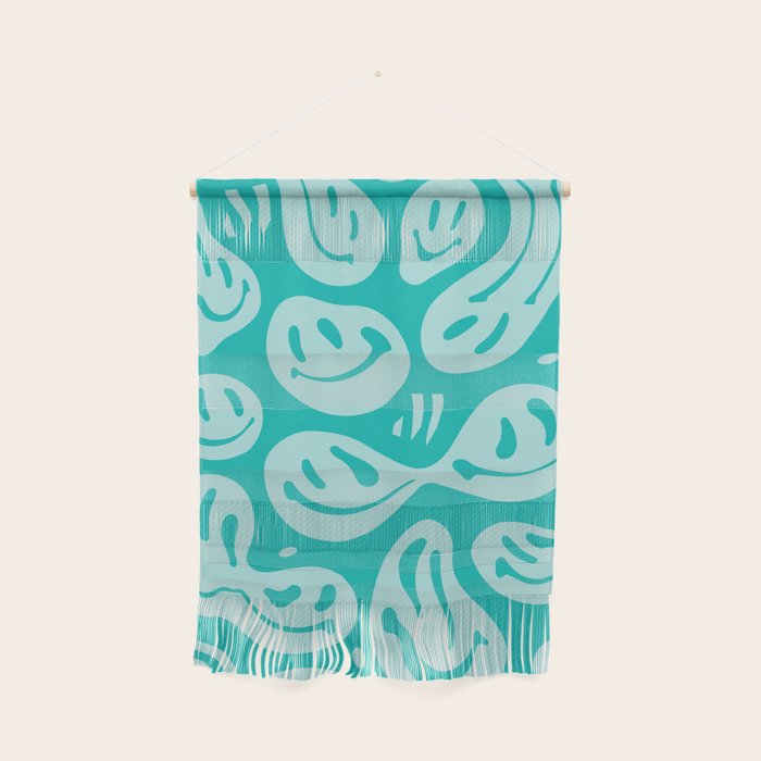 Eggshell Blue Melted Happiness Wall Hanging Gallery Image 1