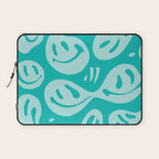Eggshell Blue Melted Happiness Laptop Sleeve Gallery Image 1
