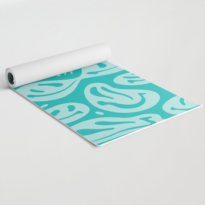 Eggshell Blue Melted Happiness Yoga Mat Gallery Image 2
