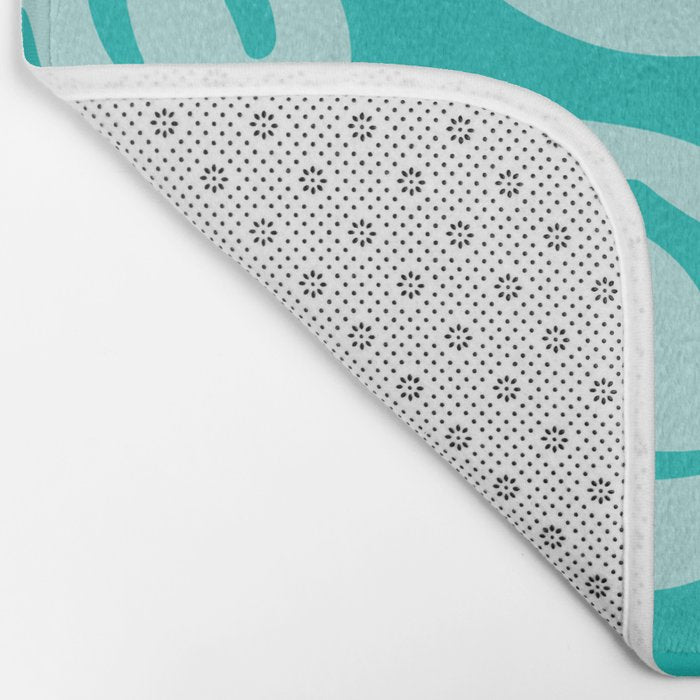 Eggshell Blue Melted Happiness Bath Mat Gallery Image 2