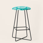 Eggshell Blue Melted Happiness Stool Gallery Image 1